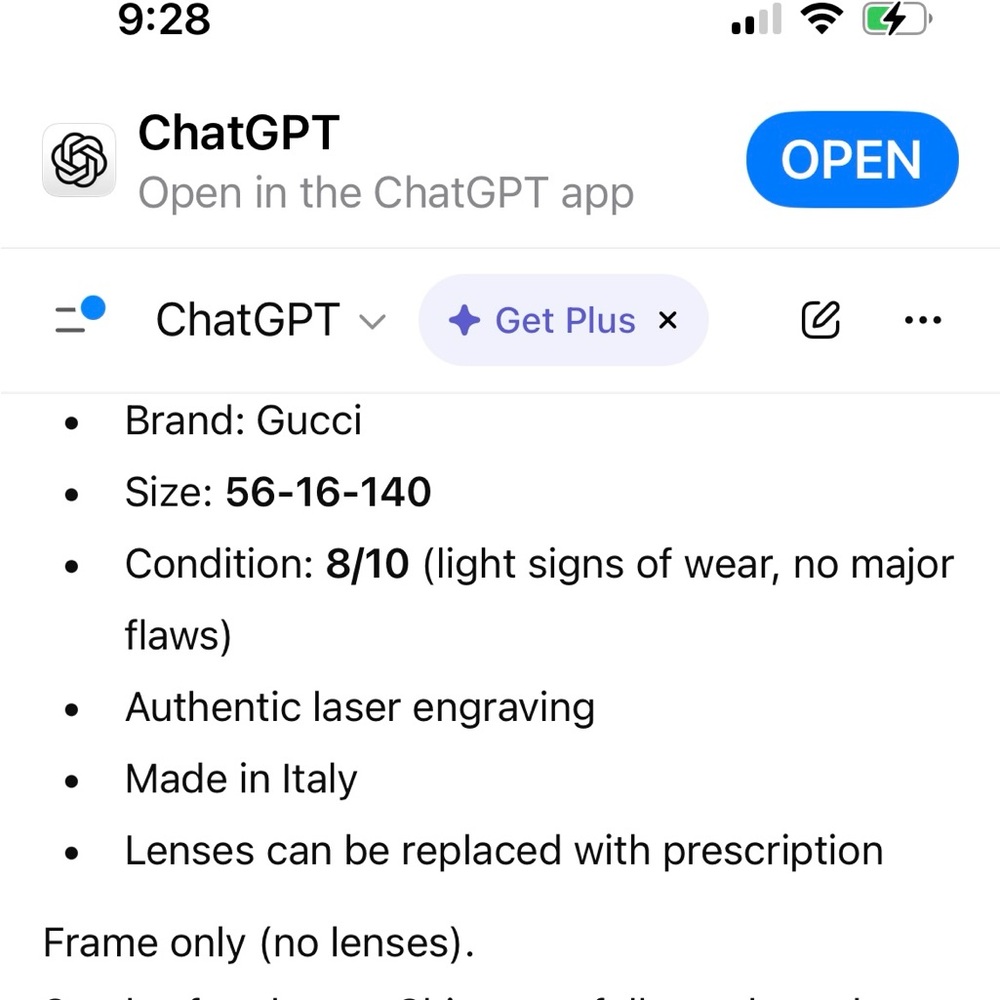 Authentic Gucci Eyeglass Frames | Grey Acetate | - image 12